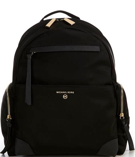 michael michael kors nylon backpack|Michael Kors large nylon backpack.